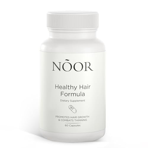 NOOR HAIR Healthy Hair Formula, Hair Growth Supplement Supporting Thick Hair and Fast Hair Regrowth. Vitamin C, B6, Zinc, Propietary Non-GMO & Gluten Beauty and Personal Care NOOR HAIR Default Title