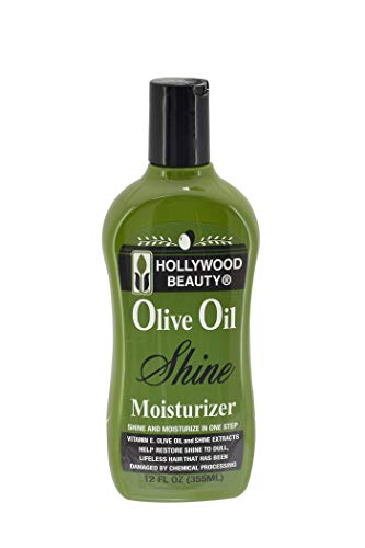 Hollywood Beauty oil, olive, shine moisturizer, White, 2 Fl Oz