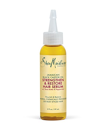 Sheamoisture Hair Serum Oil for Damaged Hair Jamaican Black Castor Oil Hair Oil with Shea Butter 2 oz