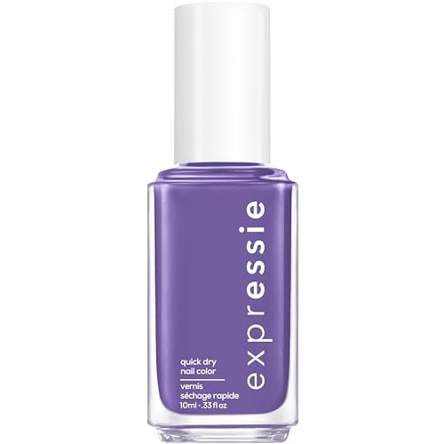 essie Expressie Nail Polish, Quick-Dry Purple Nail Polish, Power Moves, Vegan, Choreo Queen, 0.33 fl oz Beauty & Personal Care essie