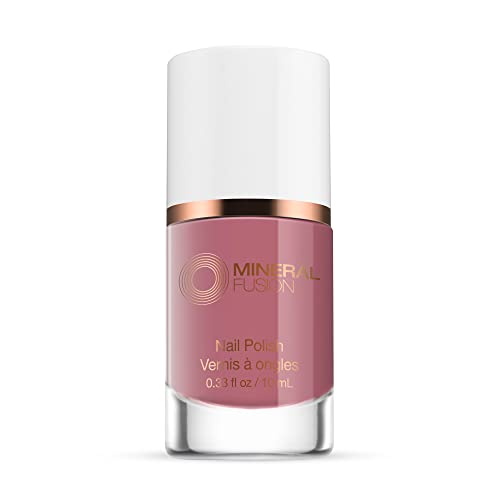 Mineral Fusion Nail Polish, Mauve Rose Pink, Flirtini Flirtini 0.33 Fl Oz (Pack of 1)