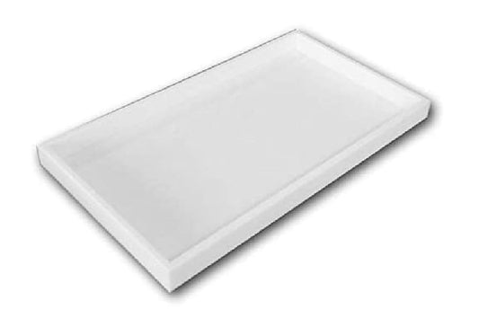 White Plastic Stackable Jewelry Display. Retail Jewelry Tray, Trade Show Display Tray. Standard Size for all types of standard size inserts. Size-14…