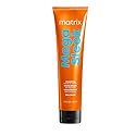 Matrix Mega Sleek Blow Down Smoothing Leave-In Cream - Smooths Hair, Detangles, & Tames Frizz, Heat Protectant, For Dry, Damaged & Frizzy Hair, 5.1 Fl