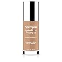Neutrogena Hydro Boost Hydrating Tint Foundation Makeup for Dry Skin, with Hyaluronic Acid, Lightweight Oil-Free Water Gel, Non-Comedogenic, 40 Nude