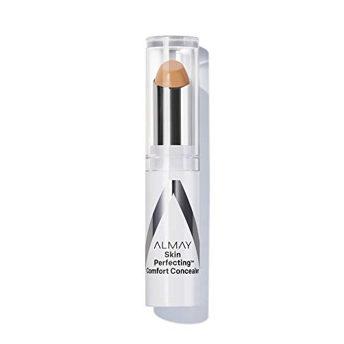 Almay Skin Perfecting Comfort Concealer, Face Makeup, Full Coverage, Natural Looking Finish, Cruelty-Free, Hypoallergenic, Dermatologist Tested, 200