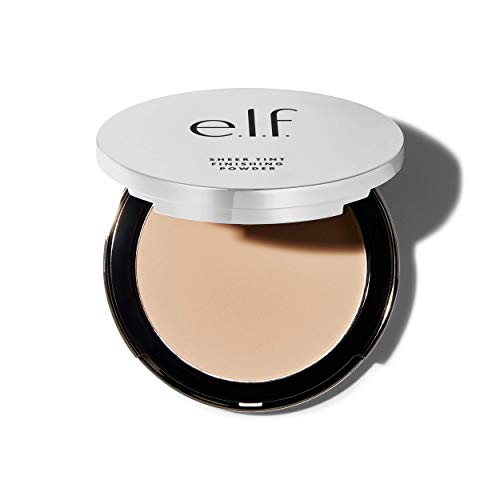 e.l.f. Beautifully Bare Sheer Tint Finishing Powder, Mattifying, Silky, Light Coverage, Long Lasting, Controls Shine, Creates a Flawless Face, All-Day