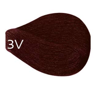 Vivitone Permanent Cream Color (3V Dark Violet Brown) 3oz. - 100% Grey Coverage, Long Lasting Shine, Made in Italy.
