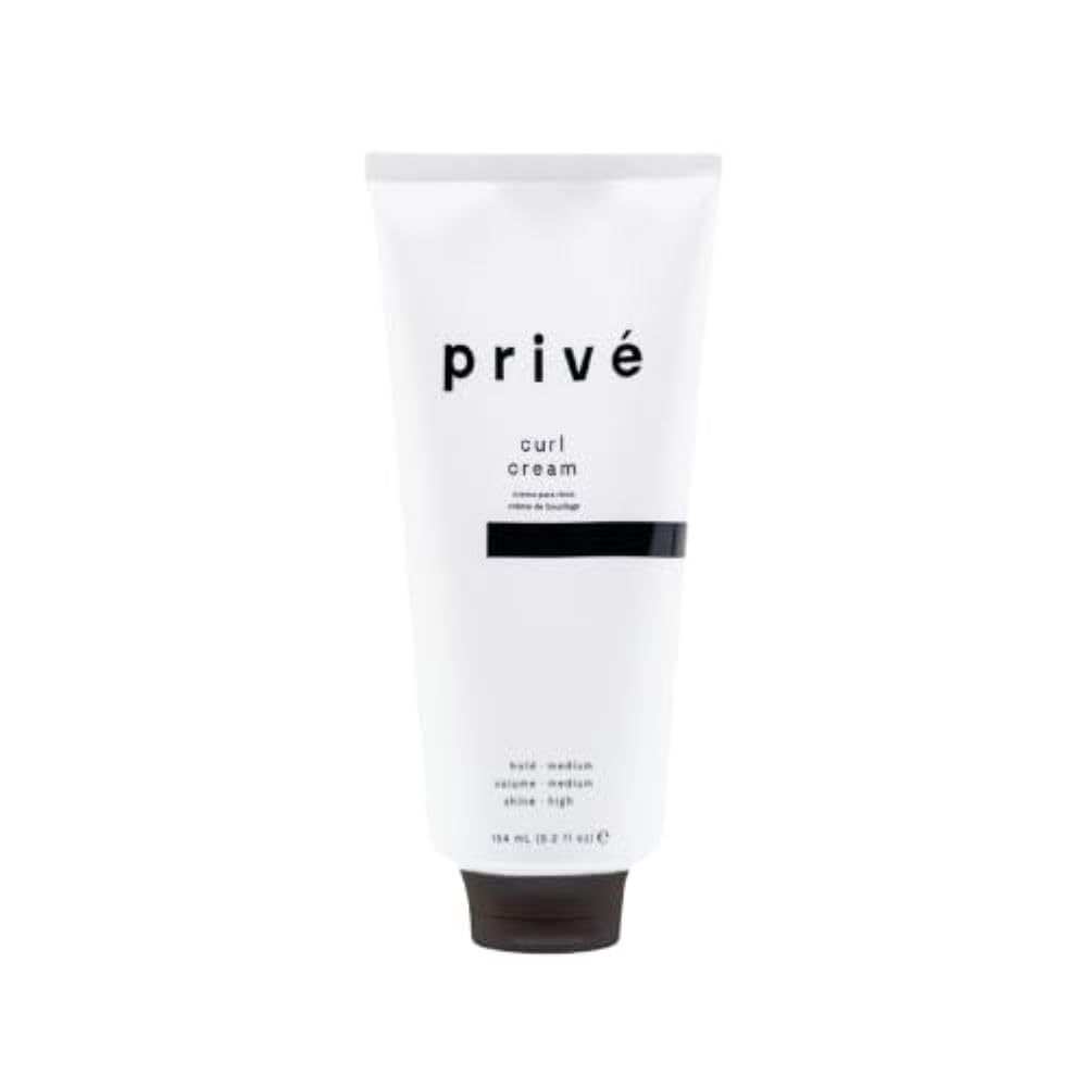 privé curl cream activates and defines lifeless curl/silicone free 175ml / 5.9oz
