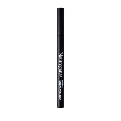 Neutrogena Precision Liquid Eyeliner with Honey & Coconut, Hypoallergenic, Smudge- & Water-Resistant Liquid Eyeliner Makeup for Sensitive Eyes