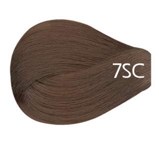 Vivitone Permanent Cream Color (7SC Chocolate Blonde) 3oz.- 100% Grey Coverage, Long Lasting Shine, Made in Italy.
