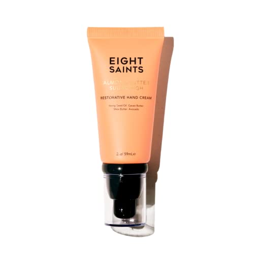 Eight Saints Almond Butter Sugar High Hand Cream For Dry Cracked Hands, Natural and Organic Hand Lotion For Dry Hands To Hydrate, Protect and Heal, 2