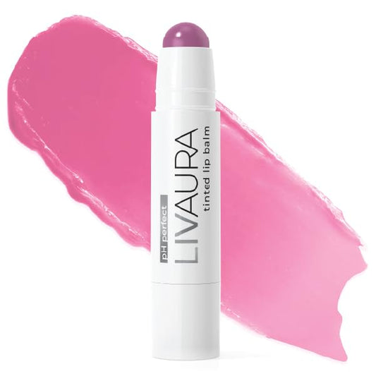 LIVAURA Tinted Lip Balm pH Activated Colored LipBalm, Hydrate, Glossy, Lightweight, Moisturize & Tint with Shea Butter, tinted lip balm for women Beauty and Personal Care LIVAURA