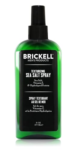 Brickell Men's Texturizing Sea Salt Spray for Men, Alcohol-Free, Lifts & Texturizes Hair for a Beach or Surfer Hair Style, With Sea Salt, Vitamin E Beauty and Personal Care Brickell Men's Products Default Title
