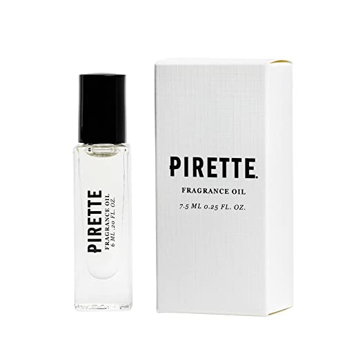 PIRETTE Mini Fragrance Oil Roll On, Beach-Inspired, & Long Lasting Perfume Oil with Notes of Fresh Green Coconut, Surf Wax & Sunscreen, Travel Size