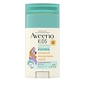 Aveeno Kids Continuous Protection Zinc Oxide Mineral Sunscreen Stick for Sensitive Skin, Face & Body Sunscreen Stick for Kids with Broad Spectrum SPF