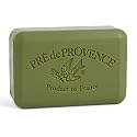 Pre de Provence Artisanal Soap Bar, Enriched with Organic Shea Butter, Natural French Skincare, Quad Milled for Rich Smooth Lather, 8.8 Ounce, Olive