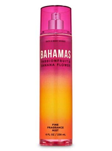 Bath and Body Works - Bahamas Passionfruit & Banana Flower - Fine Fragrance Mist and Ultra Shea Body Cream - Full Size -2020