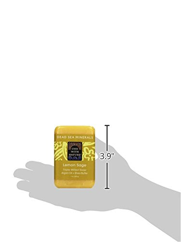 One With Nature, Dead Sea Mineral Bar Soap, Lemon Verbena, 7 oz