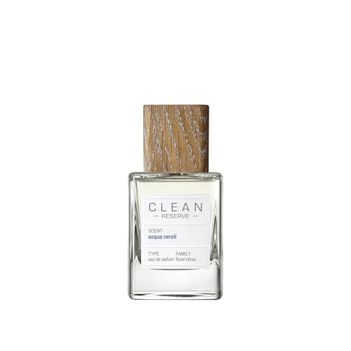 CLEAN RESERVE Acqua Neroli Eau de Parfum | Eco-Conscious & Sustainable Spray Fragrance | Vegan, Phthalate-Free, & Paraben-Free | 1.7 Fl Oz/50mL