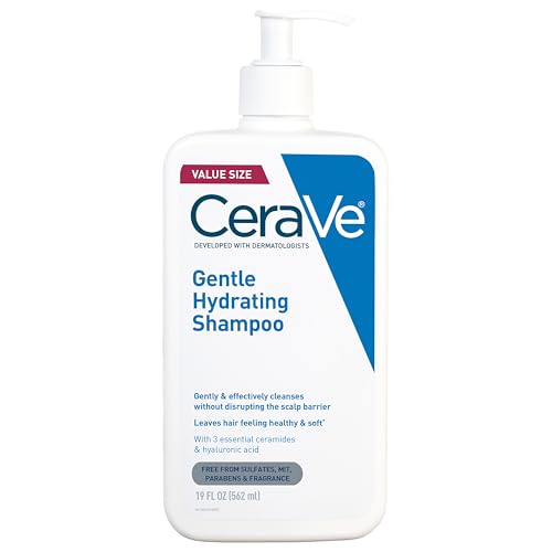 CeraVe Gentle Hydrating Shampoo, With Ceramides, Niacinamide & Hyaluronic Acid For Soft, Healthy Looking Hair & Scalp, Sulfate Free & Color Safe Beauty and Personal Care CeraVe Default Title