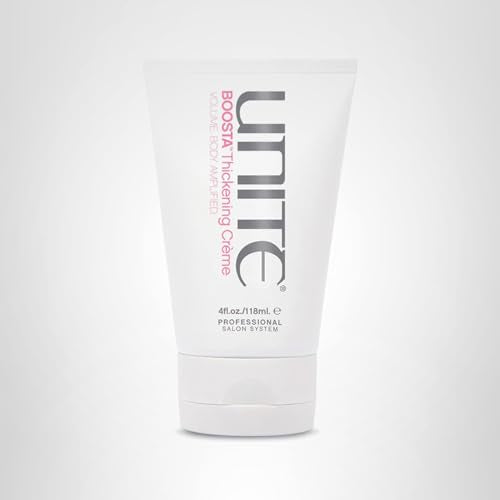 UNITE Hair - BOOSTA Thickening Crème - Volumizing Styling Cream for Fine, Limp Hair - Adds Instant Thickness, Fullness & UV Protection - Paraben-Free
