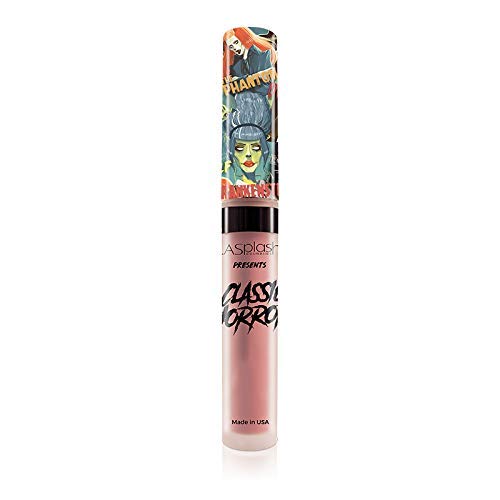 LA Splash Cosmetics Waterproof All Day Wear Liquid Matte Pink Lipstick Classic Hollywood Horror Collection [2017 LIMITED EDITION] (Christine)
