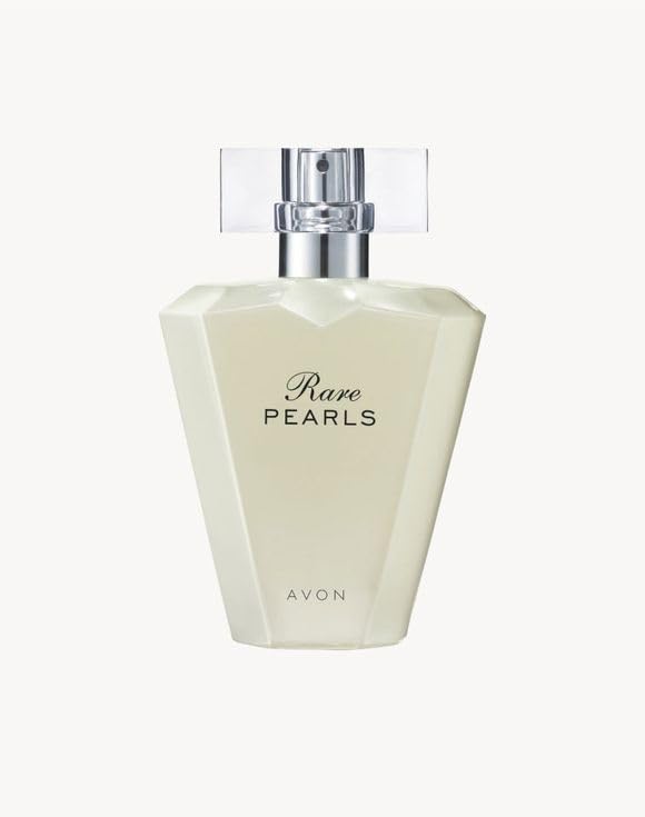 AVON Rare Pearls Eau De Parfum Spray for Women, 1.7 fl oz, Elegant Soft Floral Fragrance with Magnolia, White Pepper and Rosewood, Long Lasting