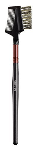 OWLFAVO Eyebrow Brush and Eyelash Comb, Portable Makeup Eye Powder Foundation Brush, Beauty Cosmetic Tool for Professional and Travel