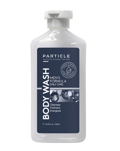 Particle Men’s Body Wash, Daily Skin Care for Men with Dead Sea Minerals, Hydrating Moisturizing Shower Gel and Cleanser for Men, All Skin Types