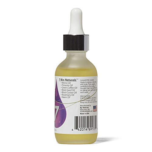 By Natures Bio 7 Hair Growth Oil 2 Oz 2 pack