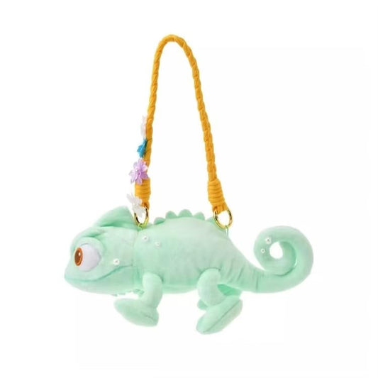 9.5in Pascal Plush Chameleon Stuffed Animal Shoulder bag