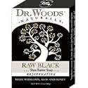 Dr Woods Bar Soap Raw Blk Size 5.25z Dr Woods Bar Soap Raw Blk 5.25z