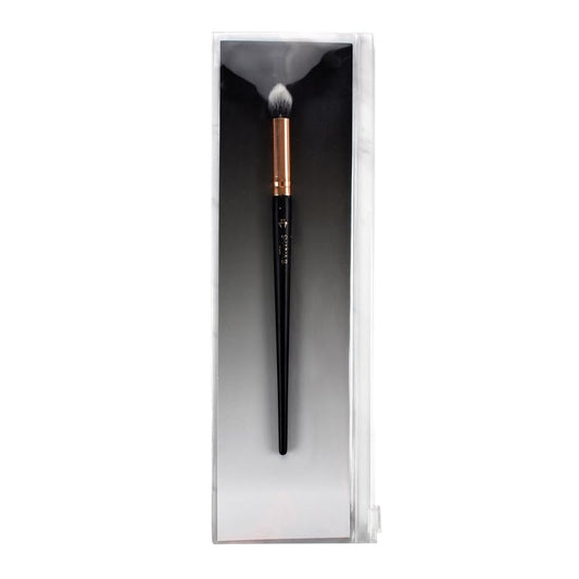 Shaina B. Miami Crease Eye Brush - Fluffy Eyeshadow Blending Brush for Precision Crease Definition, Soft Synthetic Bristles for Cream & Powder