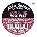 Mia Secret Professional Nail System Micro Glitter - .25 oz (Rose Pink)