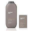 Method Men's - Cedar + Cypress Body Wash 18 Ounce & Cedar + Cyprus Bar Soap - Set of 2