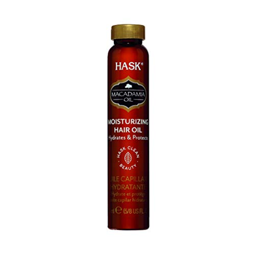 Hask Macadamia Oil Revitalizing Shine Hair Treatment, .625 Ounces