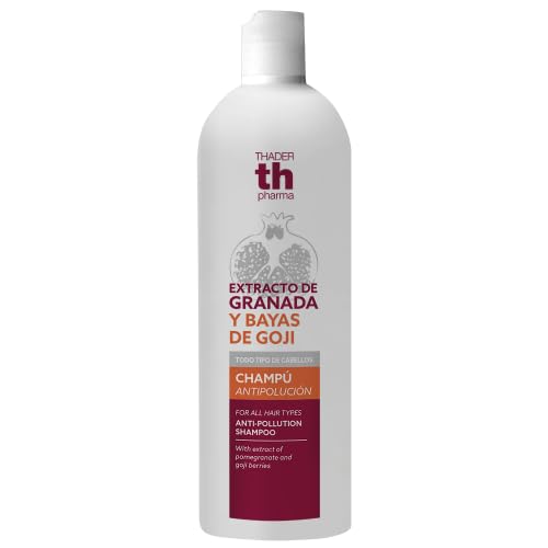 Tahe Pomegranate and Goji Berry Anti-Pollution Hair Care Set, 2-Piece Shampoo and Treatment System, Sulfate Free, Natural Antioxidant Protection