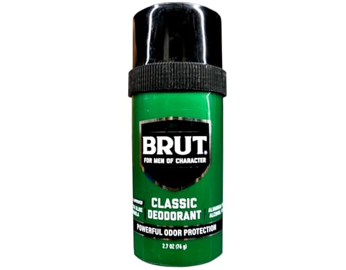 Brut Round Solid Deodorant For Men, 2.5 oz (Pack of 3) Beauty and Personal Care Brut