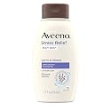 Aveeno Stress Relief Body Wash with Soothing Oat,Lavender, Chamomile & Ylang-Ylang Essential Oils, Hypoallergenic, Dye-Free & Soap-Free Calming Body