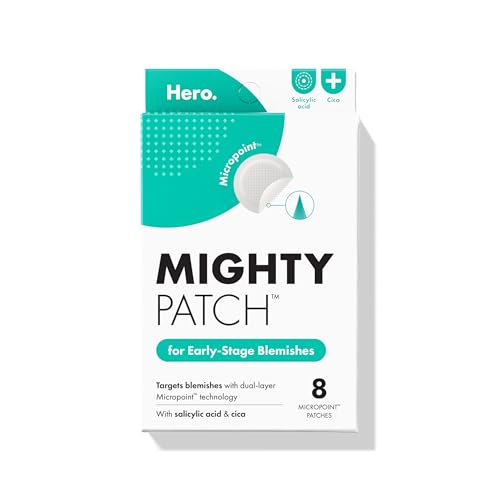 Mighty Patch Hero Cosmetics Micropoint Acne Pimple Patches, 8 Ct Beauty and Personal Care Mighty Patch Default Title