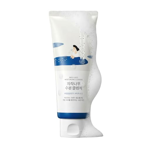 ROUND LAB Birch Juice Moisturizing Cleanser | Unclogs hidden sebum, Clears away dead skin cells., Soothing, Low pH, Gel Type Cleanser (5.07 fl.oz) Beauty and Personal Care ROUND LAB Default Title