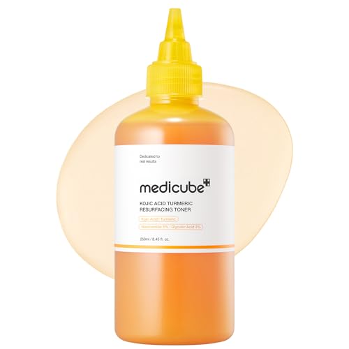 medicube Kojic Acid Turmeric Smoothing Toner for Face & Body | Lightweight Toner for Balancing Uneven Skin Tone & Texture | Niacinamide, Glycolic Acid Beauty and Personal Care medicube Default Title