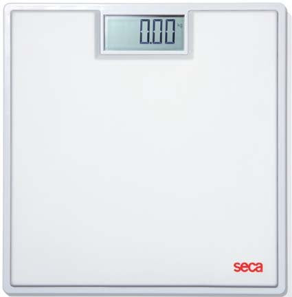 seca 803 Clara Digital Floor Scale with White Rubber Mat