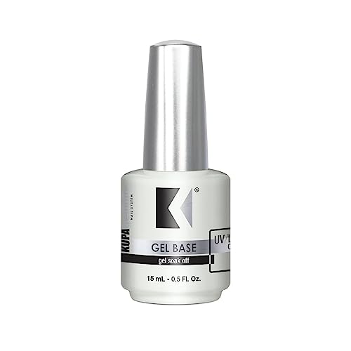 KUPA GelFinity Gel Base Coat, Superior Adhesive Bond for Long-Lasting Nail Polish, Professional UV/LED Soak-Off Foundation 0.5 Fl Oz Beauty & Personal Care KUPA