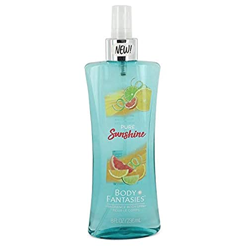 Body Fantasies Pure Sunshine by Parfums De Coeur Body Spray 8 oz Women
