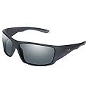 HUK Sunglasses, Polarized Lens Eyewear with Performance Frames, Fishing, Sports & Outdoors Sunglasses, (Spearpoint) Gray / Matte Black, Medium/Large