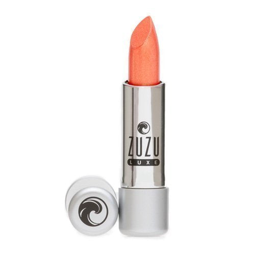 Zuzu Luxe Lip Color Lipstick (Sazerac - Pinkish Peach/Warm Pearl), Natural Ultra-Hydrating Lipstick, Paraben Free, Vegan, Gluten-free, Cruelty-free