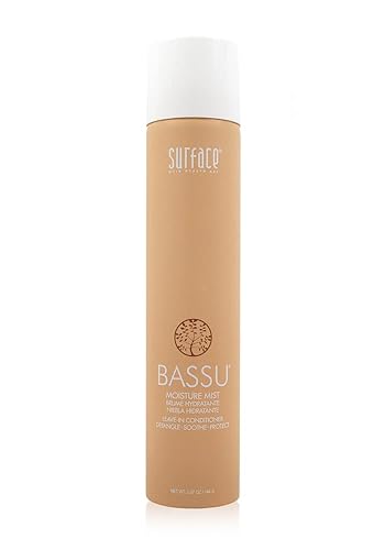 Surface Hair - Bassu Moisture Mist Leave-In Conditoner- Cleanses, Moisturizes, and Provides Sulfate Free Shine - 6oz