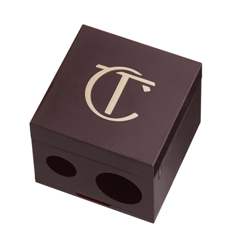 Charlotte Tilbury Pencil Sharpener - Dual-Size Cosmetic Sharpener for Lip Liner, Eyeliner & Eyeshadow Pencils - Compatible with Lip Cheat Liners Beauty and Personal Care Charlotte Tilbury Default Title