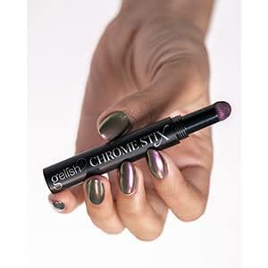 Gelish Chrome Stix Nail Art Powder At-Home Use: Magenta Chameleon, 0.5g Beauty & Personal Care Gelish